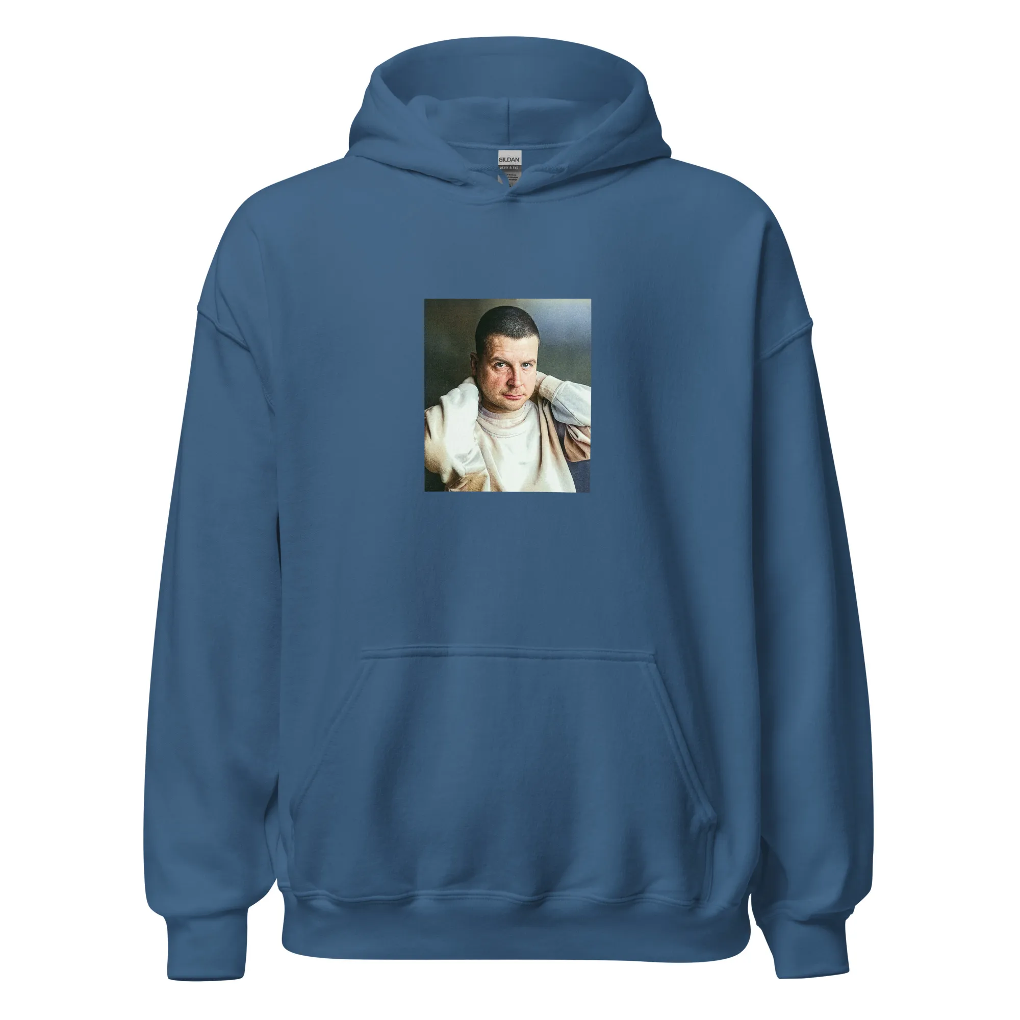 Tony De Vit press shot hoodie