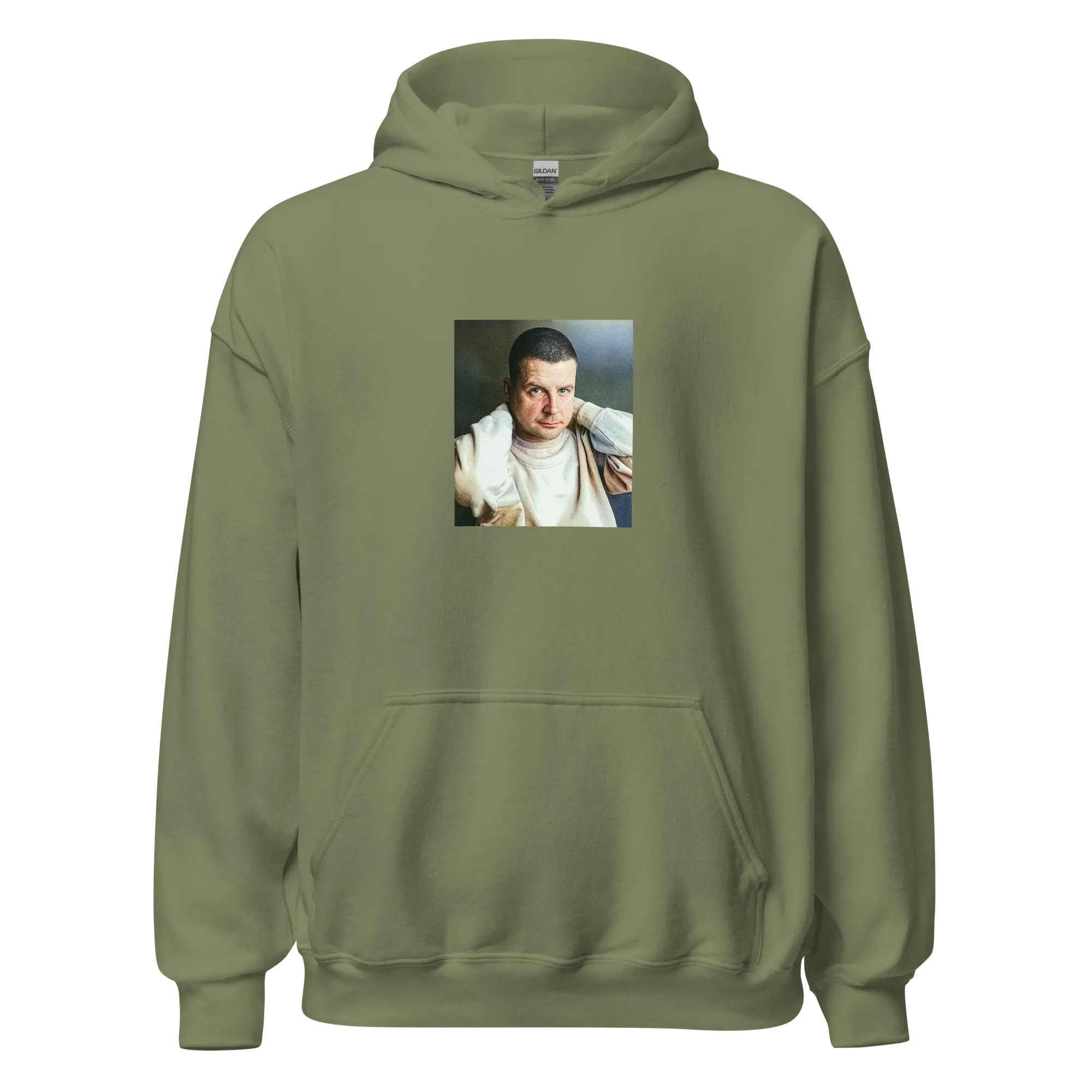 Tony De Vit press shot hoodie