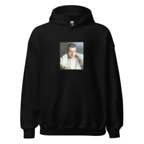 Tony De Vit press shot hoodie