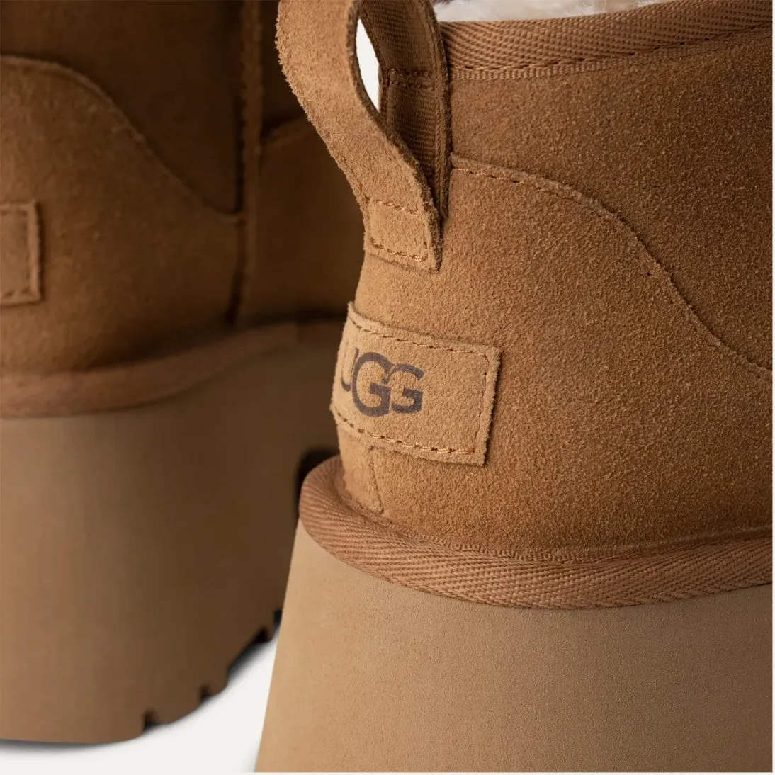 UGG Classic Ultra Mini New Heights Boot Chestnut 1158311