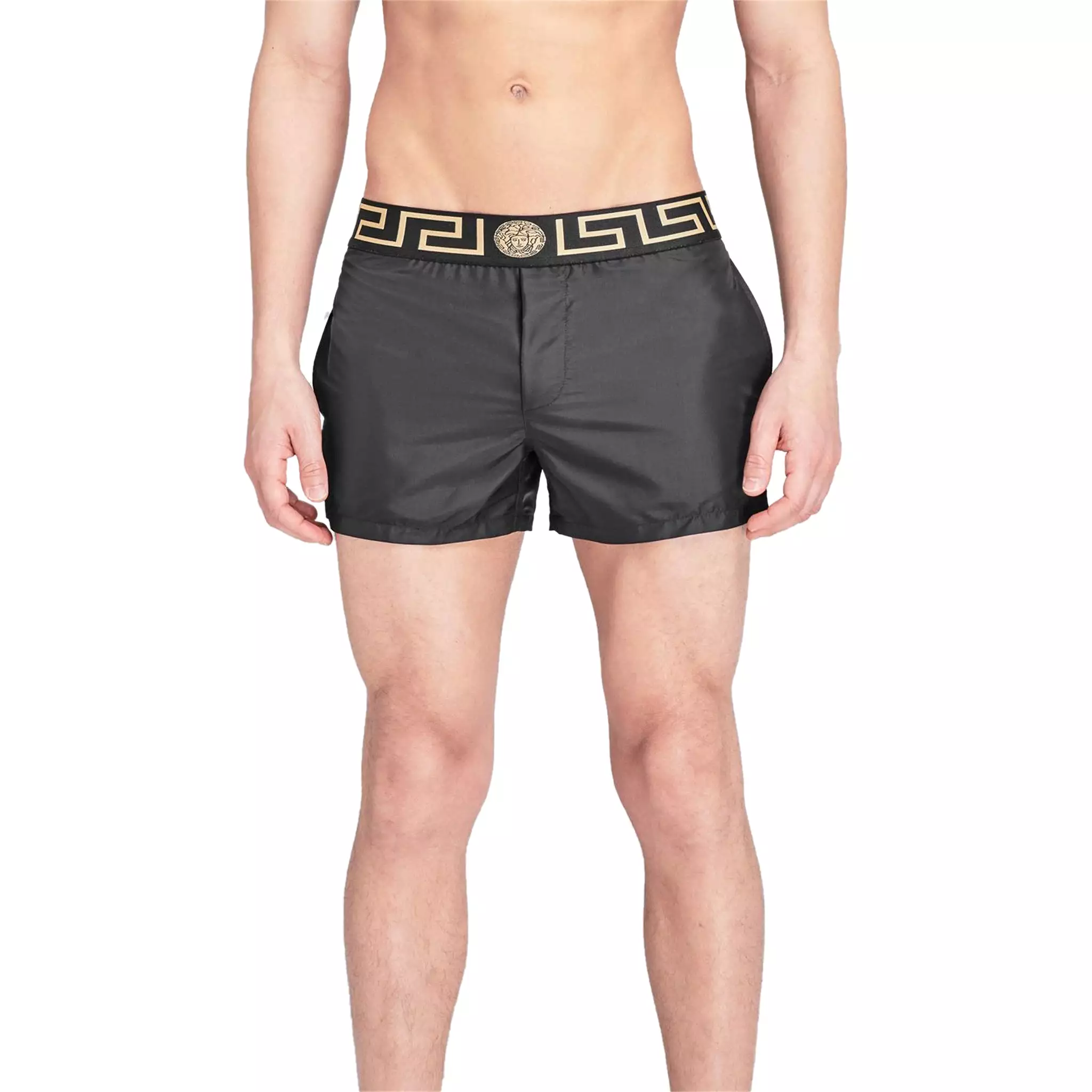 Versace Logo Swimming Shorts Black