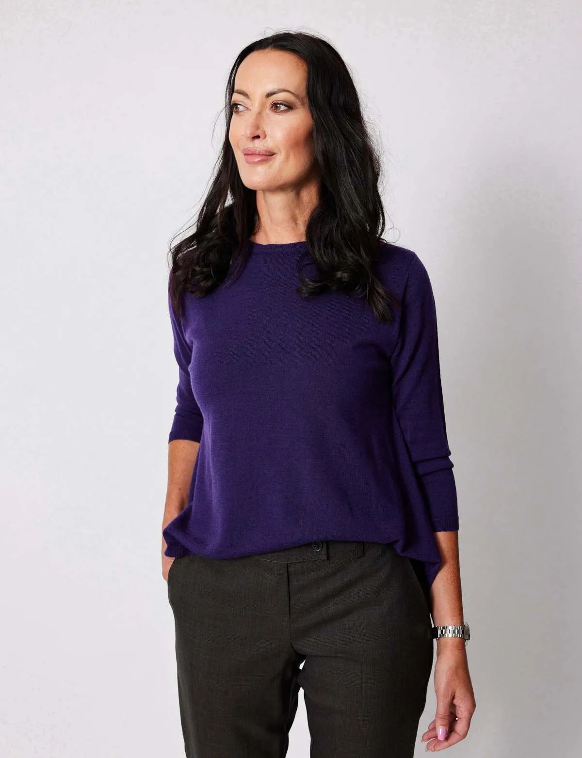 Wellesley Sweater - Amethyst