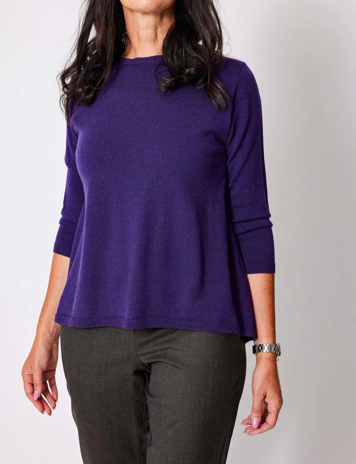 Wellesley Sweater - Amethyst