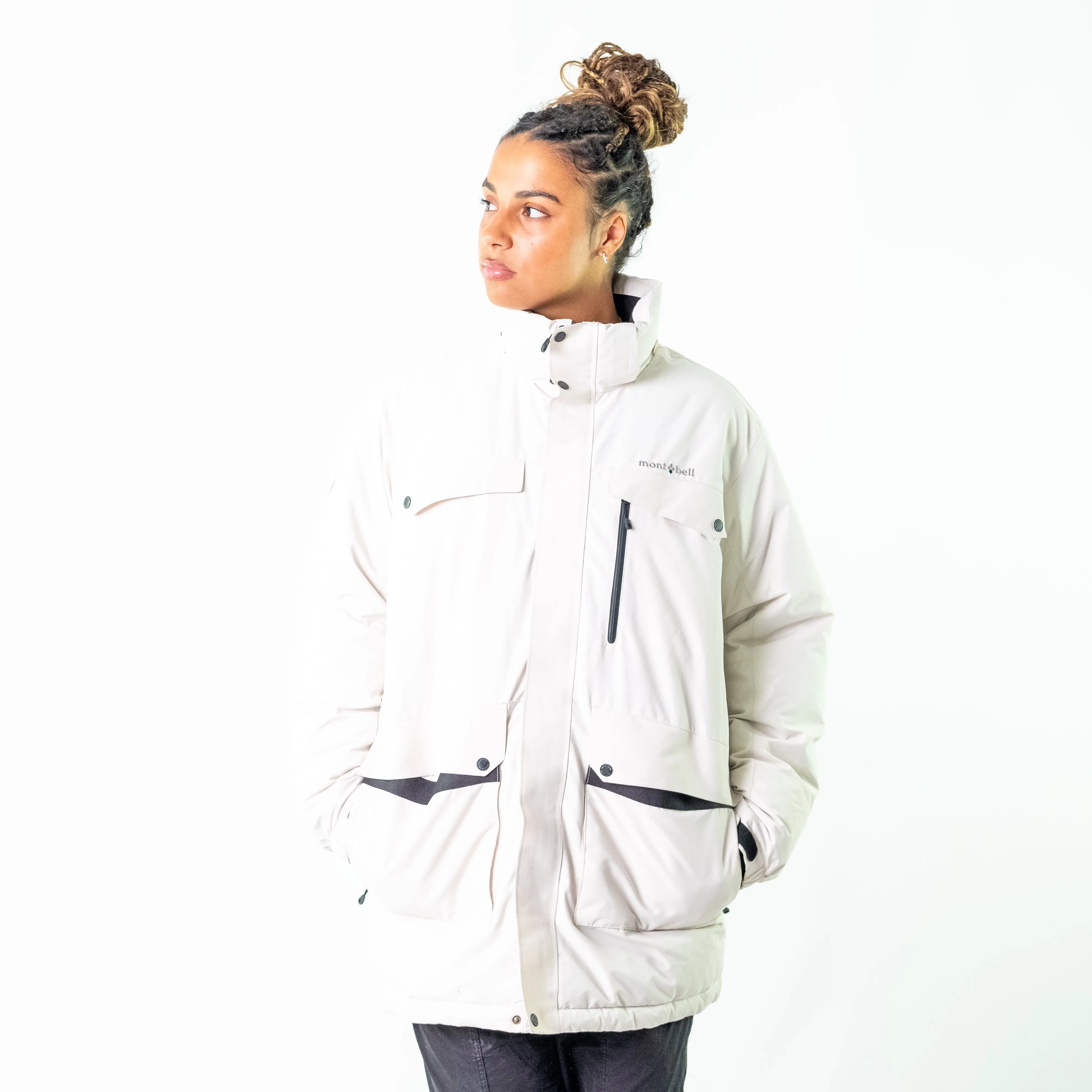 White y2ks Montbell 100 Puffer (L)