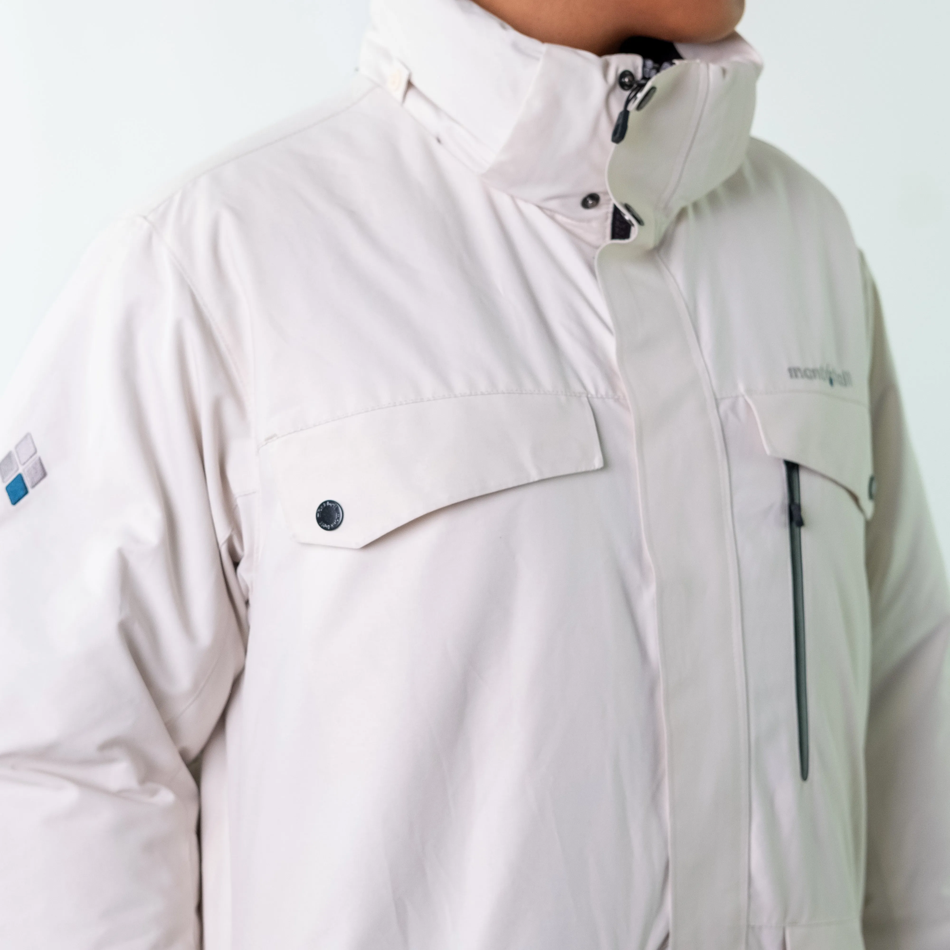 White y2ks Montbell 100 Puffer (L)