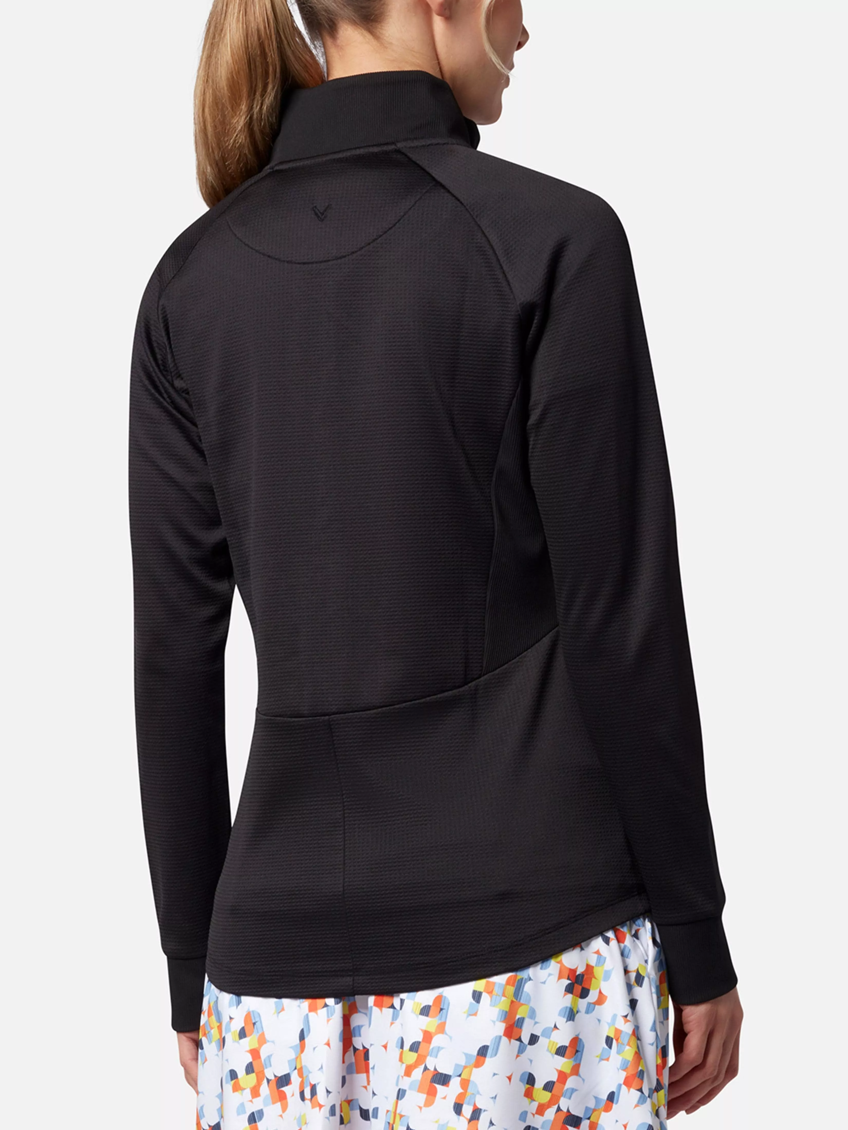 Womens Midweight Waffle Fleece Jacket