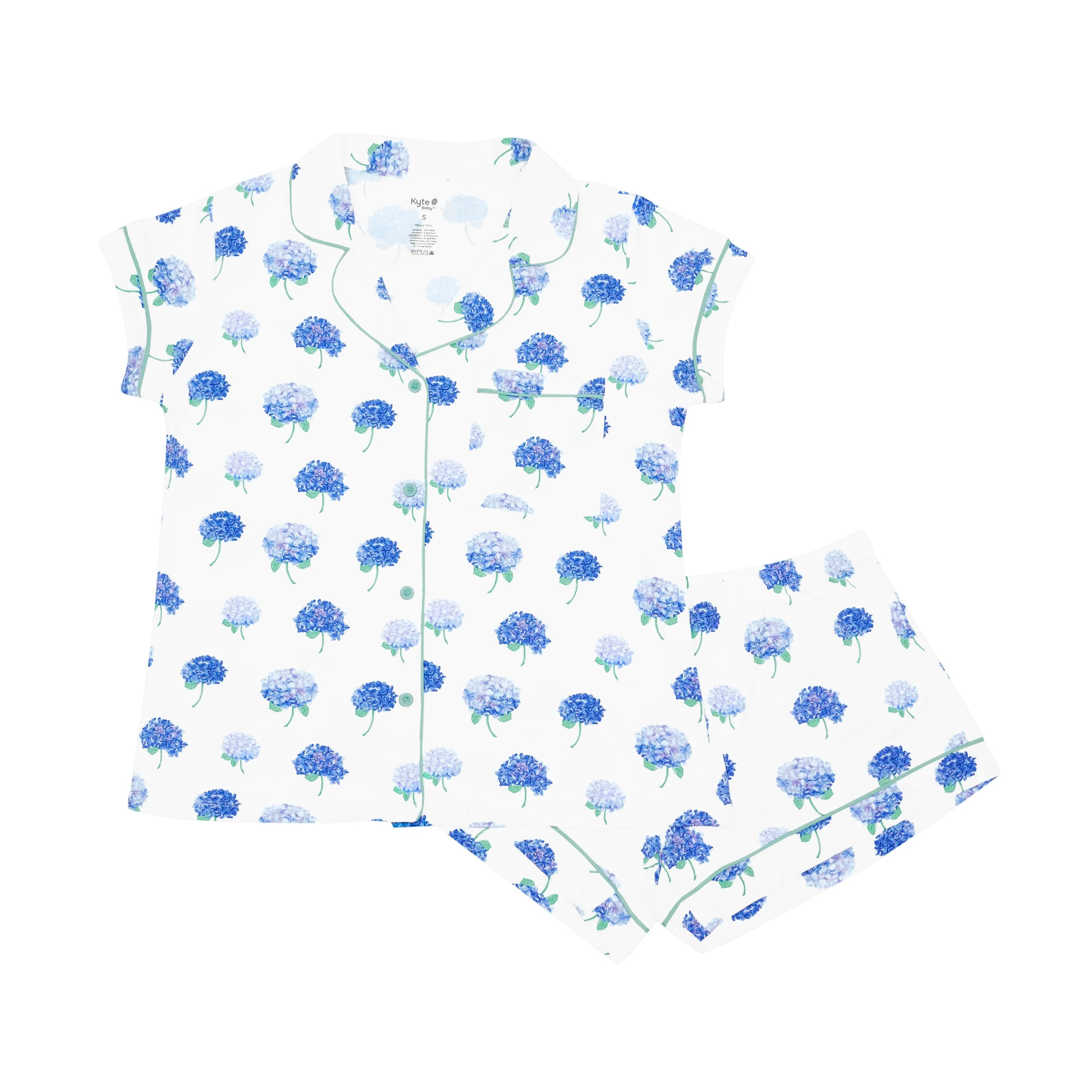 Women’s Short Sleeve Pajama Set in Hydrangea