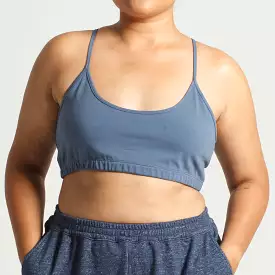 Yoga Crop Top | Dusky Blue